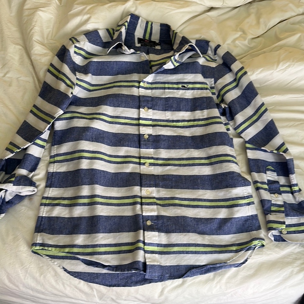Long sleeve dress vineyard vines shirt